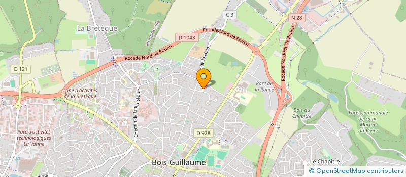localisation de l'entreprise MONSIEUR ADRIEN THIAUX à BOIS-GUILLAUME