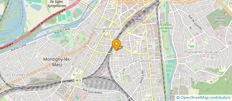 localisation de l'entreprise MONSIEUR ADRIEN THIRANOS  METZ