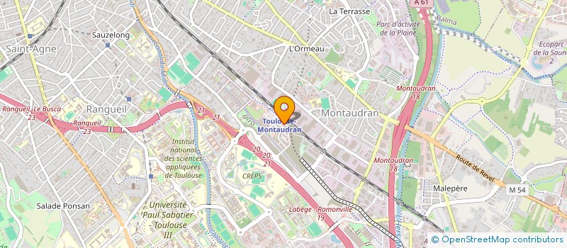 localisation de l'entreprise MONSIEUR ADRIEN THIRION à TOULOUSE