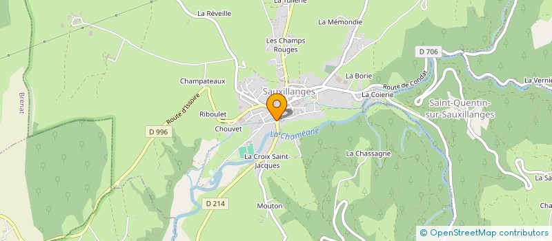 localisation de l'entreprise MONSIEUR ADRIEN THIVOLLE à SAUXILLANGES