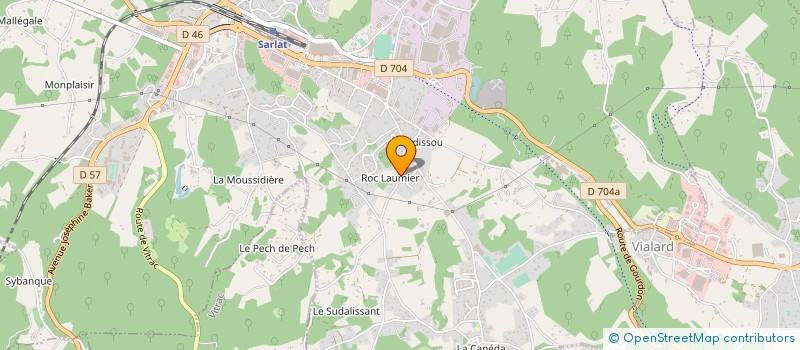 localisation de l'entreprise MONSIEUR ADRIEN THOMAS  VEYRINES-DE-DOMME