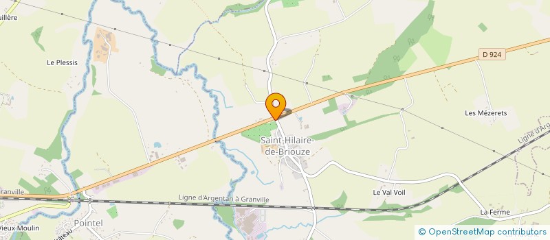 localisation de l'entreprise MONSIEUR ADRIEN THOMMEREL à SAINT-HILAIRE-DE-BRIOUZE