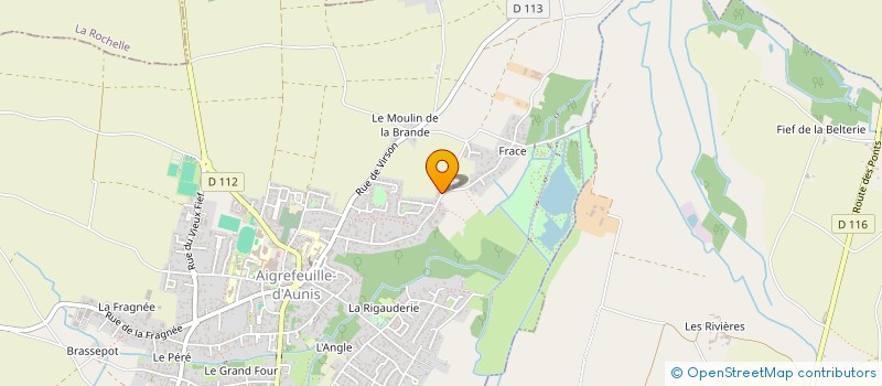 localisation de l'entreprise MONSIEUR ADRIEN THORIN  AIGREFEUILLE-D'AUNIS