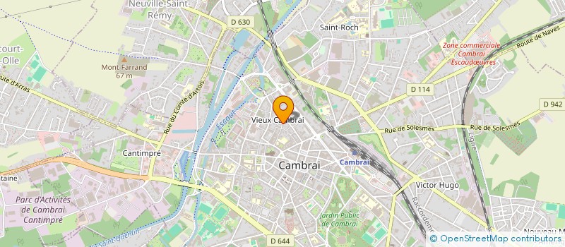 localisation de l'entreprise MONSIEUR ADRIEN TISON à CAMBRAI