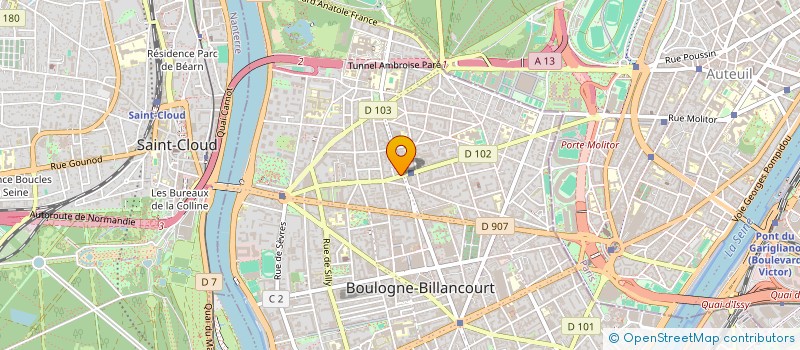 localisation de l'entreprise MONSIEUR ADRIEN TISSEAU DES ECOTAIS  BOULOGNE-BILLANCOURT