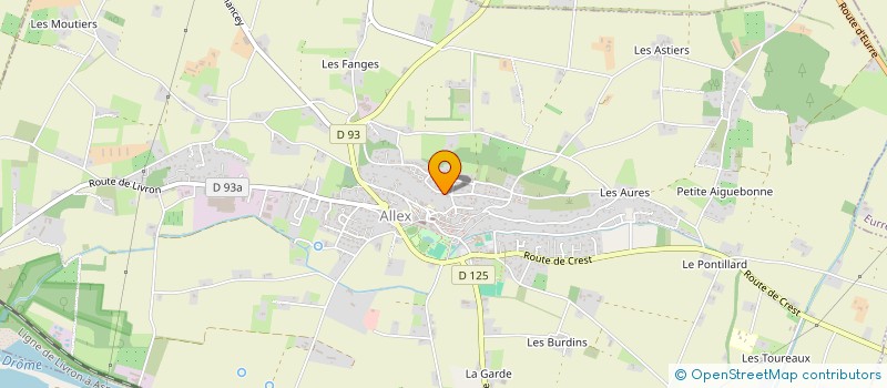 localisation de l'entreprise MONSIEUR ADRIEN TOKARZ  ALLEX