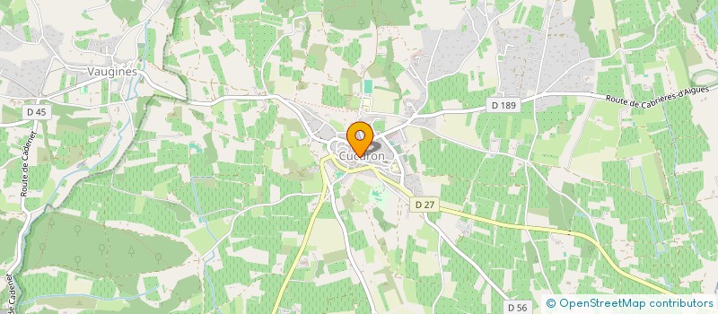 localisation de l'entreprise MONSIEUR ADRIEN TONELLI  CUCURON