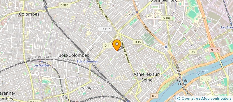 localisation de l'entreprise MONSIEUR ADRIEN TOULOUSE à ASNIERES-SUR-SEINE