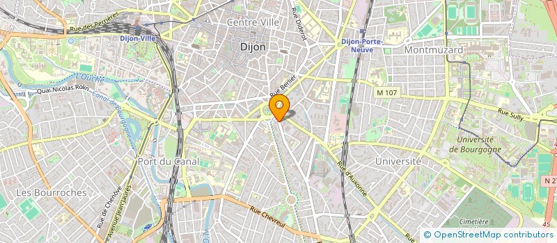 localisation de l'entreprise MONSIEUR ADRIEN TOURBET à DIJON