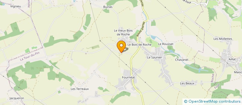 localisation de l'entreprise MONSIEUR ADRIEN TRUCHET  ROCHE