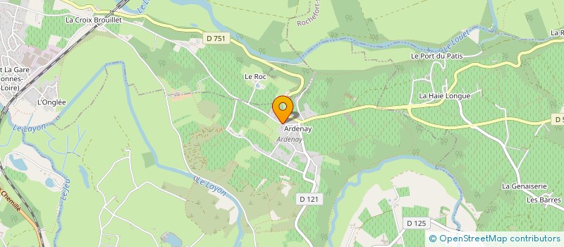 localisation de l'entreprise MONSIEUR ADRIEN TRUPIN  CHAUDEFONDS-SUR-LAYON