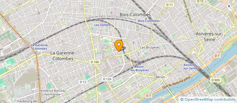 localisation de l'entreprise MONSIEUR ADRIEN TUFFERY à BOIS-COLOMBES