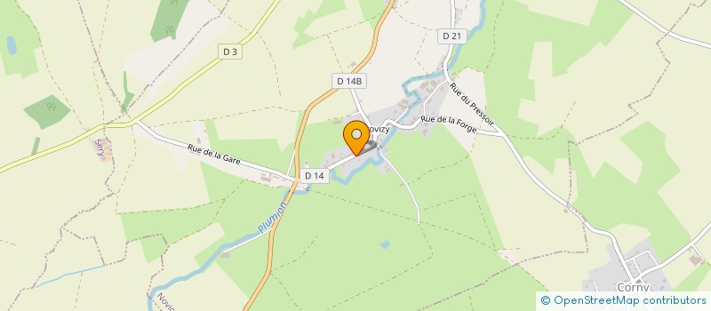 localisation de l'entreprise MONSIEUR ADRIEN UNDREINER  NOVION PORCIEN