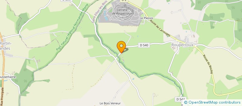 localisation de l'entreprise MONSIEUR ADRIEN URFIN à ROUPERROUX