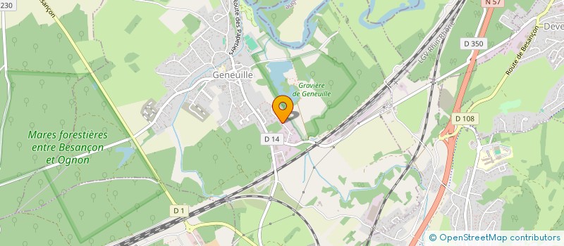 localisation de l'entreprise MONSIEUR ADRIEN VALENTIN CAPOCCIA  GENEUILLE