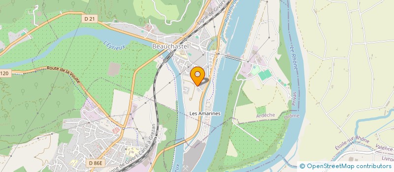 localisation de l'entreprise MONSIEUR ADRIEN VALETTE à BEAUCHASTEL