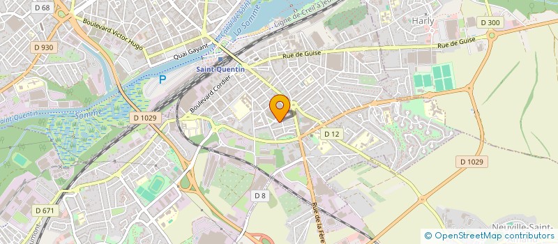 localisation de l'entreprise MONSIEUR ADRIEN VALISSANT  SAINT QUENTIN