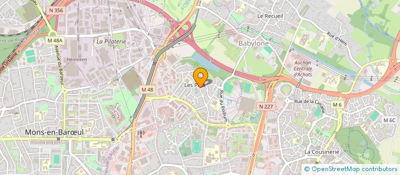 localisation de l'entreprise MONSIEUR ADRIEN VANBENEDEN  VILLENEUVE-D'ASCQ