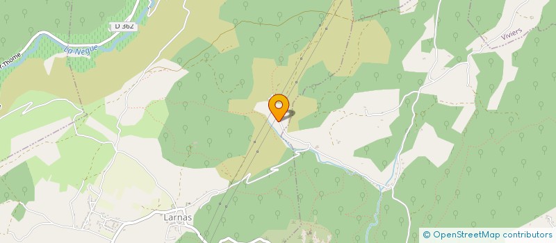 localisation de l'entreprise MONSIEUR ADRIEN VANEL  LARNAS