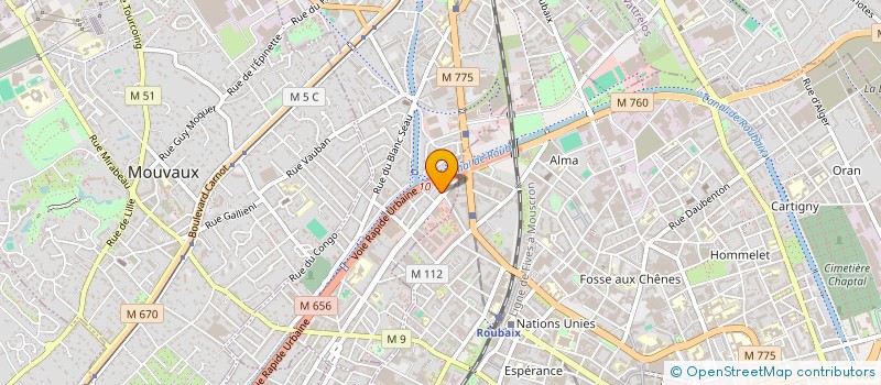 localisation de l'entreprise MONSIEUR ADRIEN VANNESTE  TOURCOING