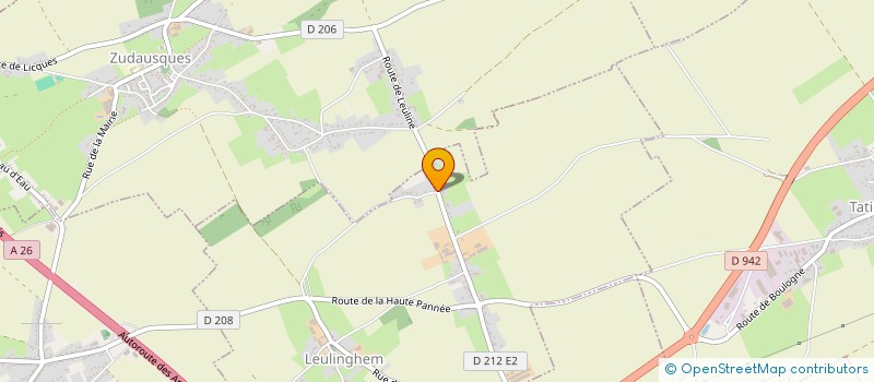 localisation de l'entreprise MONSIEUR ADRIEN VANSTEENE  LEULINGHEM