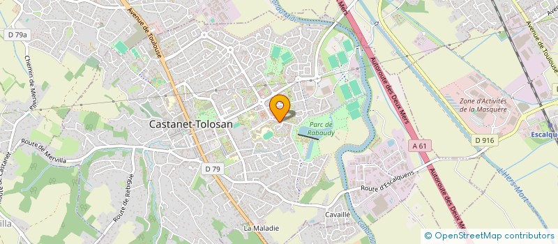 localisation de l'entreprise MONSIEUR ADRIEN VAQUIE à CASTANET-TOLOSAN