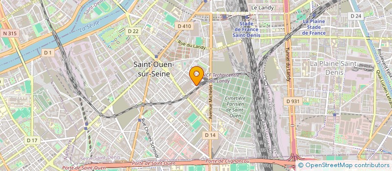 localisation de l'entreprise MONSIEUR ADRIEN VAUTIER à SAINT-OUEN-SUR-SEINE