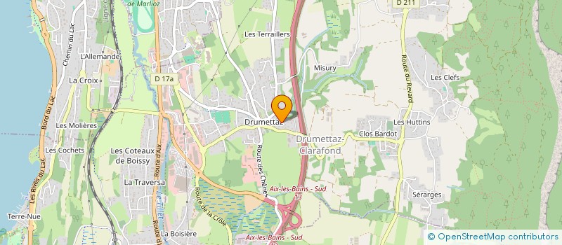 localisation de l'entreprise MONSIEUR ADRIEN VENCHIARUTTI  DRUMETTAZ-CLARAFOND