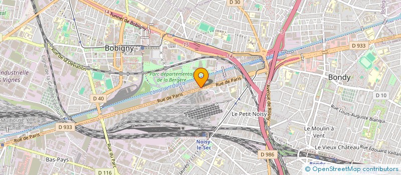 localisation de l'entreprise MONSIEUR ADRIEN VERMET à BOBIGNY