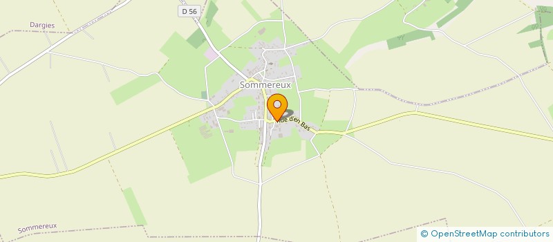 localisation de l'entreprise MONSIEUR ADRIEN VERSCHUERE  SOMMEREUX