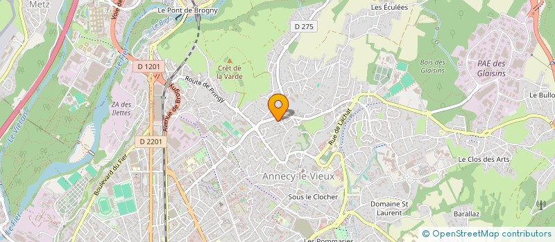 localisation de l'entreprise MONSIEUR ADRIEN VEYRAT DUREBEX à ANNECY