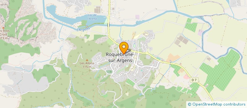 localisation de l'entreprise MONSIEUR ADRIEN VIALE à ROQUEBRUNE-SUR-ARGENS