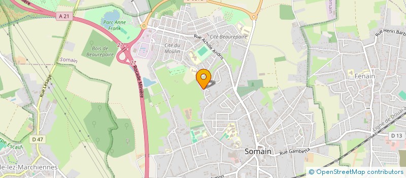 localisation de l'entreprise MONSIEUR ADRIEN VIALETTE  SOMAIN