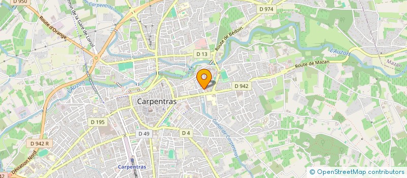 localisation de l'entreprise MONSIEUR ADRIEN VIALIS  CARPENTRAS