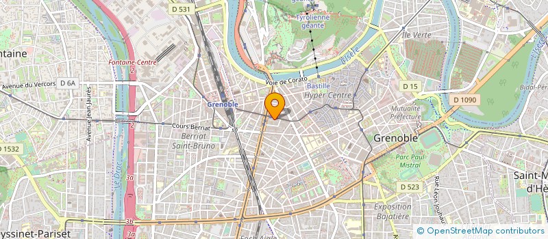 localisation de l'entreprise MONSIEUR ADRIEN VIALLET à GRENOBLE