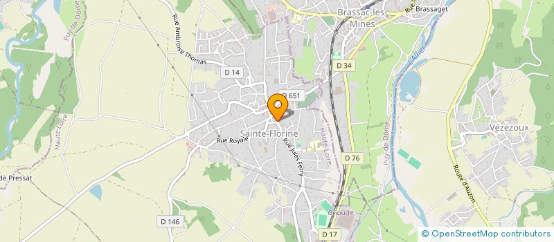 localisation de l'entreprise MONSIEUR ADRIEN VIDAL à VICHY