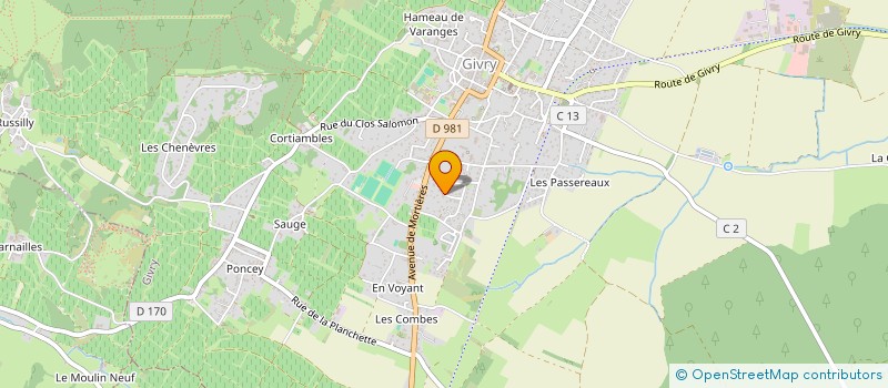 localisation de l'entreprise MONSIEUR ADRIEN VIGNAT à GIVRY