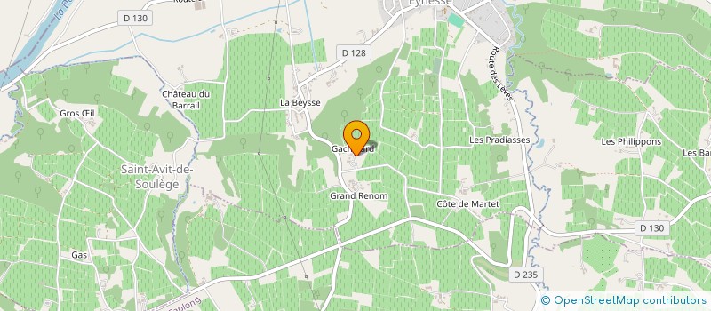 localisation de l'entreprise MONSIEUR ADRIEN VILLIER  EYNESSE