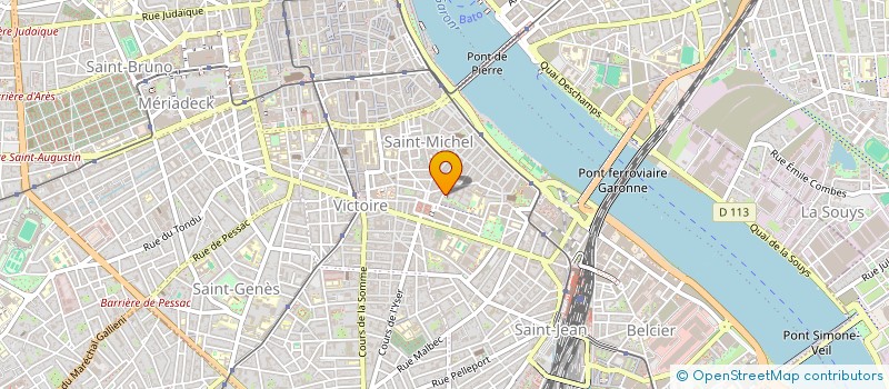 localisation de l'entreprise MONSIEUR ADRIEN VINCENT  BORDEAUX