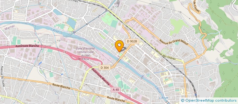 localisation de l'entreprise MONSIEUR ADRIEN VIOLLAND  CLUSES