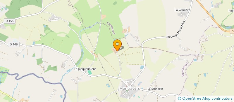 localisation de l'entreprise MONSIEUR ADRIEN VIOLLEAU à MONTRAVERS