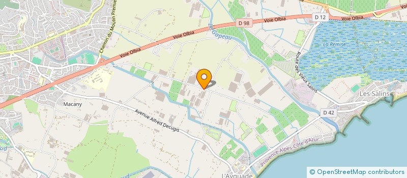 localisation de l'entreprise MONSIEUR ADRIEN VOIRON  HYERES