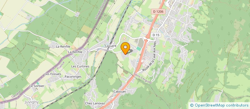 localisation de l'entreprise MONSIEUR ADRIEN VUARAND  SAINT-CERGUES