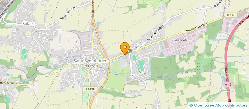 localisation de l'entreprise MONSIEUR ADRIEN WALTER  SAINT-PIERRE-DE-CHANDIEU