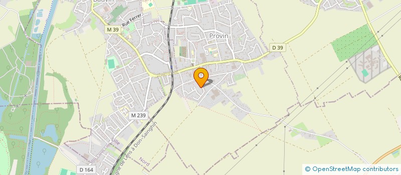 localisation de l'entreprise MONSIEUR ADRIEN WANDESMAL  PROVIN