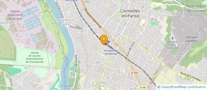 localisation de l'entreprise MONSIEUR ADRIEN WANG  CORMEILLES-EN-PARISIS