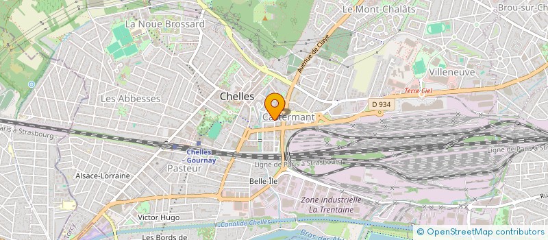 localisation de l'entreprise MONSIEUR ADRIEN WATTIER  CHELLES