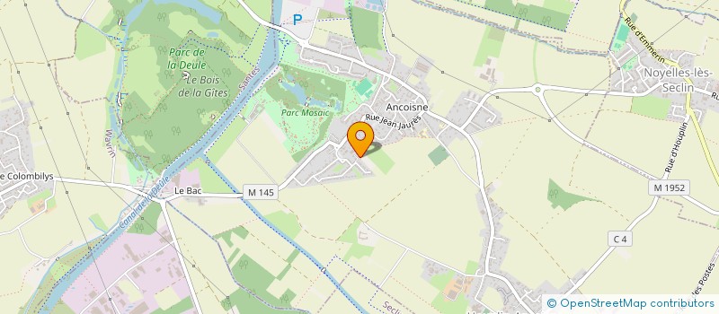 localisation de l'entreprise MONSIEUR ADRIEN WAUQUIER  HOUPLIN-ANCOISNE