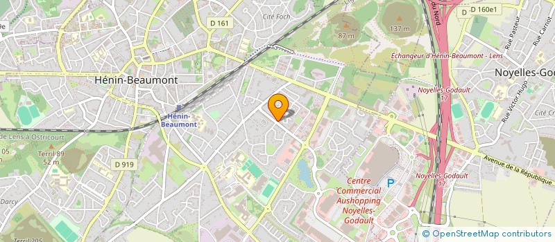 localisation de l'entreprise MONSIEUR ADRIEN WILLEMOT  HENIN-BEAUMONT