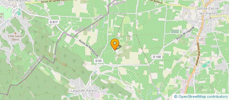 localisation de l'entreprise MONSIEUR ADRIEN WINAUD  LAGARDE-PAREOL